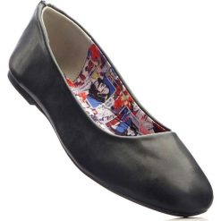 Baleriny damskie lakierowane: Baleriny bonprix czarny