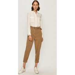 Marc O'Polo - Koszula. Białe bluzki damskie Marc O'Polo, m, bez wzorów, z lyocellu, eleganckie, polo, z długim rękawem. Za 499,90 zł.