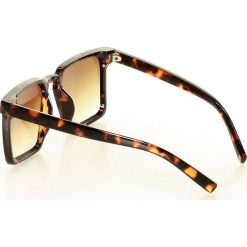 Kwadratowe okulary przeciwsłoneczne mazzini retro star brąz. Pomarańczowe okulary przeciwsłoneczne damskie LOOKS STYLE EYEWAER, eleganckie. W wyprzedaży za 59,90 zł.