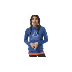 Bluzy Reebok Sport Bluza z kapturem Workout Ready Logo. Niebieskie bluzy sportowe damskie Reebok Sport, xs, z kapturem. Za 229,00 zł.