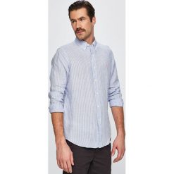 Polo Ralph Lauren - Koszula. Niebieskie koszule męskie Polo Ralph Lauren, xl, bez wzorów, ze lnu, casualowe, polo, z długim rękawem. W wyprzedaży za 399,90 zł.