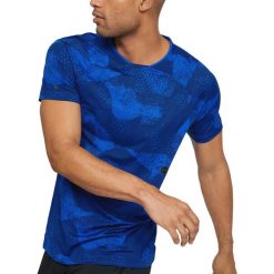 Under Armour RUSH™ Koszulka Niebieski. Niebieskie podkoszulki męskie Under Armour, l, bez wzorów, z elastanu, bez kołnierzyka, krótkie. Za 257,95 zł.