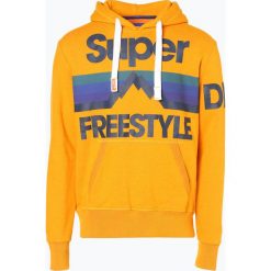 Bluzy męskie: Superdry - Męska bluza nierozpinana, żółty