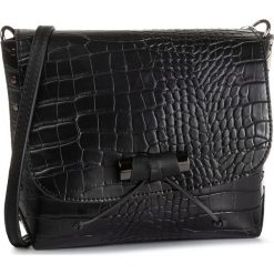 Torebka JENNY FAIRY - RX0205 Black. Czarne listonoszki damskie Jenny Fairy, na co dzień, bez wzorów, ze skóry ekologicznej, eleganckie, bez dodatków. Za 79,99 zł.