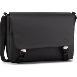 Torba na laptopa LACOSTE - Messenger Bag NH2671HC Black 000. Czarne torby męskie skórzane Lacoste, bez wzorów, ze skóry ekologicznej. W wyprzedaży za 489,00 zł.