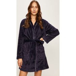 Tommy Hilfiger - Szlafrok. Niebieskie szlafroki damskie m, z poliesteru. W wyprzedaży za 319,90 zł.