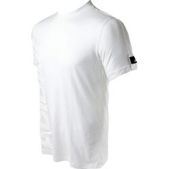 Adidas Basic Lin Tee AY1681. Białe t-shirty męskie Adidas, m, bez wzorów, z bawełny, bez kołnierzyka. W wyprzedaży za 69,99 zł.
