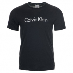 Calvin Klein T-Shirt Męski S Czarny. Czarne t-shirty męskie marki Calvin Klein, s, z napisami, z bawełny. Za 169,00 zł.