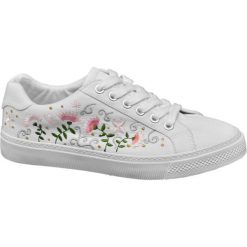 Sneakersy damskie Graceland białe. Białe sneakersy damskie marki Graceland, z gumy. Za 79,90 zł.