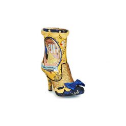Botki Irregular Choice A TALE OF ENCHANTMENT. Żółte botki damskie Irregular Choice, bez obcasa, bez zapięcia. W wyprzedaży za 749,25 zł.
