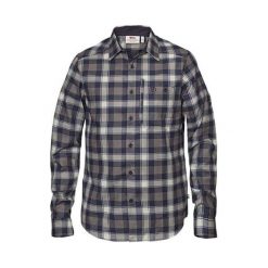 Fjällräven Fjällglim Shirt M / Fjällglim Shirt, Nocne niebo | 575 | XXL. Koszule męskie Fjällräven, xxl, bez wzorów, bez kołnierzyka, z długim rękawem. W wyprzedaży za 609,55 zł.