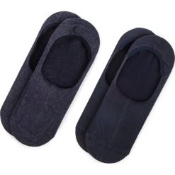 Zestaw 2 par stopek unisex LEVI'S - 943001001 Dark Denim 825. Niebieskie skarpetki damskie Levi's®, bez wzorów, z elastanu. Za 34,99 zł.