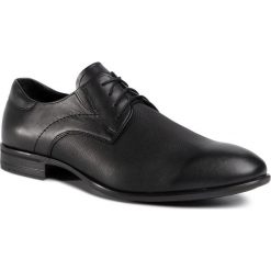 Półbuty QUAZI - QZ-52-04-000474 101. Czarne buty wizytowe męskie QUAZI, bez wzorów, ze skóry, eleganckie, bez zapięcia. Za 279,00 zł.