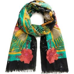 Desigual szalik damski wielokolorowy Flower Ban 20SAWA30. Szaliki damskie Desigual, z bawełny. Za 219,00 zł.