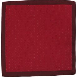 Stylowa Poszetka Męska - 30x30 cm - ALTIES - Drobny Wzorek, Czerwona POSZALTS0153. Czerwone poszetki męskie Alties, bez wzorów, z materiału, eleganckie. Za 27,00 zł.