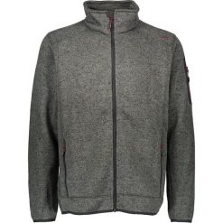 Kurtka polarowa w kolorze szarobrązowym. Szare bluzy męskie CMP Men, s, bez wzorów, z dzianiny, bez kaptura. W wyprzedaży za 109,95 zł.