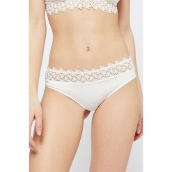 Etam - Figi Nymphea. Białe majtki damskie Etam, bez wzorów, z elastanu. W wyprzedaży za 49,90 zł.