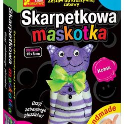 Przytulanki i maskotki: RANOK Skarpetkowa maskotka, kotek – 15100081