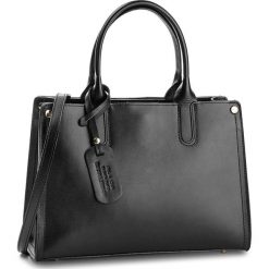 Torebka CREOLE - K10303 Czarny. Czarne torebki klasyczne damskie Creole, bez wzorów, ze skóry, eleganckie, bez dodatków. Za 319,00 zł.