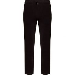 Spodnie dresowe EA7 EMPORIO ARMANI. Czarne spodnie męskie EA7 Emporio Armani, na co dzień, w paski, z bawełny. W wyprzedaży za 438,00 zł.