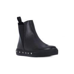 Botki Frau TIBET NERO SILVER. Czarne botki damskie na zamek Frau. Za 399,18 zł.