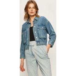 Only - Kurtka jeansowa. Niebieskie kurtki damskie ONLY, s, bez wzorów, z bawełny, krótkie. W wyprzedaży za 159,90 zł.