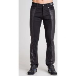 JEANSY SLIM FIT VERSACE JEANS. Czarne jeansy męskie Versace Jeans, m, z aplikacjami. Za 632,00 zł.