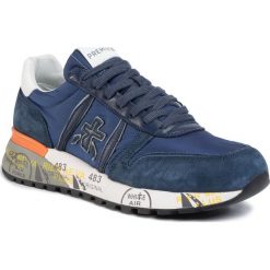 Sneakersy PREMIATA - Lander 4592 Blue. Niebieskie sneakersy męskie Premiata, na co dzień, bez wzorów, z zamszu, klasyczne, bez zapięcia. Za 849,00 zł.