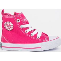 American Club - Trampki dziecięce. Szare buty sportowe dziewczęce marki American CLUB, z gumy, na sznurówki. Za 49,90 zł.