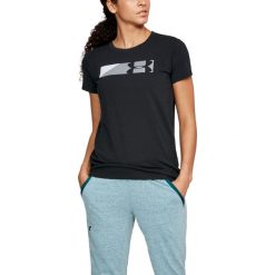 Under Armour Koszulka damska Sportstyle Branded Graphic czarna r. L (1305578-001). Szare bluzki damskie marki Under Armour, l, z dzianiny. Za 69,71 zł.