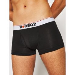 Bokserki Dsquared2 Underwear D9LC92990. Czarne bokserki męskie Dsquared2 Underwear, bez wzorów, z elastanu. Za 179,00 zł.