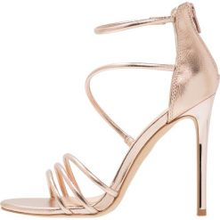 Rzymianki damskie: Office HARNESS Sandały na obcasie rose gold tumble