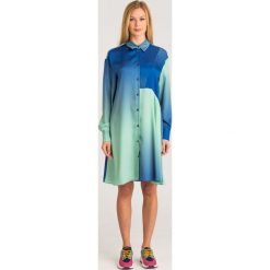 SUKIENKA HILTEX Sportmax Code. Żółte sukienki damskie Sportmax Code, na co dzień, z aplikacjami, z okrągłym kołnierzem, bez rękawów, mini, proste. Za 869,40 zł.