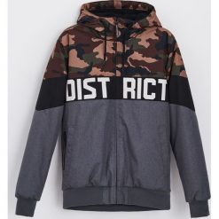 Kurtka z kapturem camo -. Zielone kurtki męskie Cropp, s, bez wzorów, z kapturem. Za 249,99 zł.
