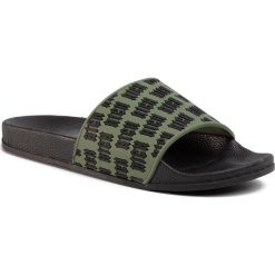 Klapki JOHN RICHMOND - Slider Shoes James UMP20032SS Aloe/Black. Zielone klapki męskie John Richmond, bez wzorów, z tworzywa sztucznego. Za 169,00 zł.