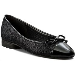 Baleriny GABOR - 85.112.66 Nightblue/Ocean. Niebieskie baleriny damskie marki Gabor, z materiału, klasyczne. W wyprzedaży za 239,00 zł.