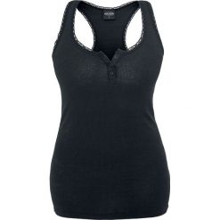 Topy damskie: Urban Classics Ladies Button Laces Tanktop Top damski czarny