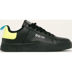 Big Star - Buty. Czarne buty sportowe damskie BIG STAR, bez wzorów, ze skóry ekologicznej, sportowe. Za 159,90 zł.