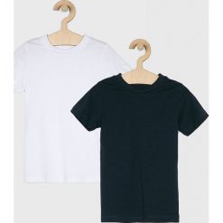 Blukids - T-shirt dziecięcy 92-128 cm (2-pack). Niebieskie t-shirty chłopięce Blukids, bez wzorów, z bawełny, bez rękawów. W wyprzedaży za 24,90 zł.