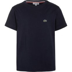 Lacoste Tshirt basic navy blue. Niebieskie t-shirty męskie Lacoste, z bawełny. Za 129,00 zł.