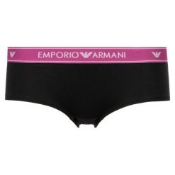 Figi klasyczne Emporio Armani Underwear 163225 9P317 00020. Czarne figi damskie Emporio Armani Underwear, s, bez wzorów, z elastanu. W wyprzedaży za 89,00 zł.