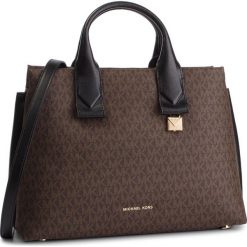 Torebka MICHAEL MICHAEL KORS - Rollins 30H8GX3S3B Brown/Blk. Pomarańczowe torebki klasyczne damskie marki MICHAEL Michael Kors, bez wzorów, ze skóry, klasyczne, bez dodatków. Za 1669,00 zł.