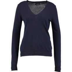 Swetry klasyczne damskie: Sisley V NECK Sweter navy
