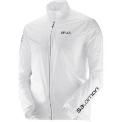 Kurtka Salomon S-Lab Light Jacket M Biała. Białe kurtki sportowe męskie Salomon, s, bez wzorów, z tkaniny, bez kaptura, do biegania. Za 639,99 zł.