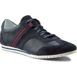 Sneakersy GINO ROSSI - Alan MPV716-J70-17R5-5754-0 59/95. Niebieskie sneakersy męskie Gino Rossi, na co dzień, bez wzorów, ze skóry, klasyczne, bez zapięcia. W wyprzedaży za 249,00 zł.