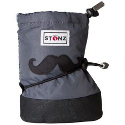 Stonz Śniegowce Dziecięce, Wodoodporne, Moustache, 19, Szare. Szare buciki niemowlęce marki Stonz, na zimę. Za 159,00 zł.