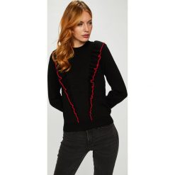 Silvian Heach - Sweter. Szare swetry klasyczne damskie marki Silvian Heach, l, z dzianiny, z włoskim kołnierzykiem. Za 369,90 zł.