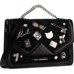 Torebka KARL LAGERFELD - 96KW3017 Black. Czarne torebki klasyczne damskie KARL LAGERFELD, bez wzorów, z wełny, klasyczne, bez dodatków. Za 1849,00 zł.