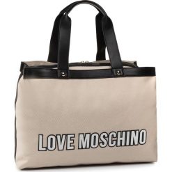 Torba LOVE MOSCHINO - JC4228PP0AKF110A Bia/Ner. Brązowe torby męskie skórzane Love Moschino, bez wzorów, ze skóry ekologicznej. W wyprzedaży za 609,00 zł.
