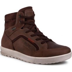 Sneakersy ECCO - Ennio GORE-TEX 53430451869 Coffee/Coffee. Pomarańczowe sneakersy męskie ecco, bez wzorów, ze skóry, bez zapięcia. Za 629,00 zł.